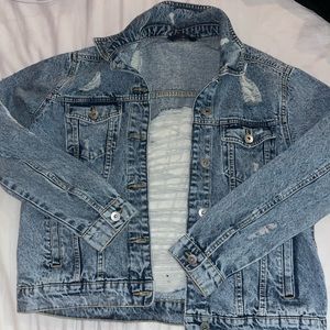 Acid Wash Jean Jacket